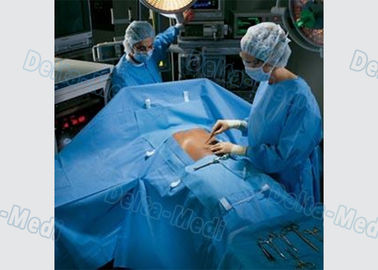 L'épine chirurgicale stérile drapent le paquet avec la poche liquide de collection, supports de tube, fenestration oblongue